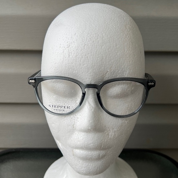 NEW- Stepper STE 30224 SI EYEGLASSES Female Color:Gray Frames Only - Picture 1 of 10